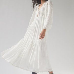 Wilfred White "Whimsy" Maxi Dress, Small (Runs Large) in White